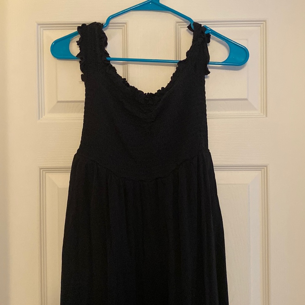 Forever 21 black midi dress
